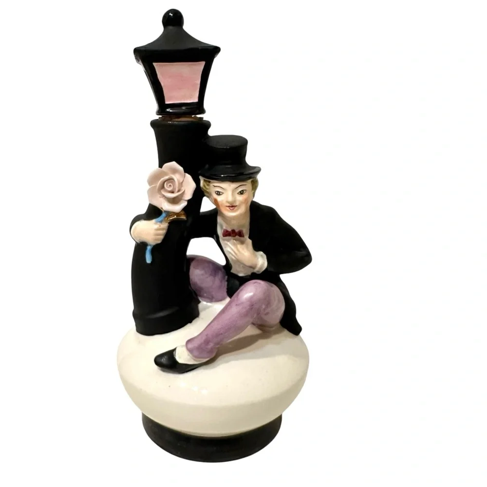 Vintage Liqueur Bottle Music Box